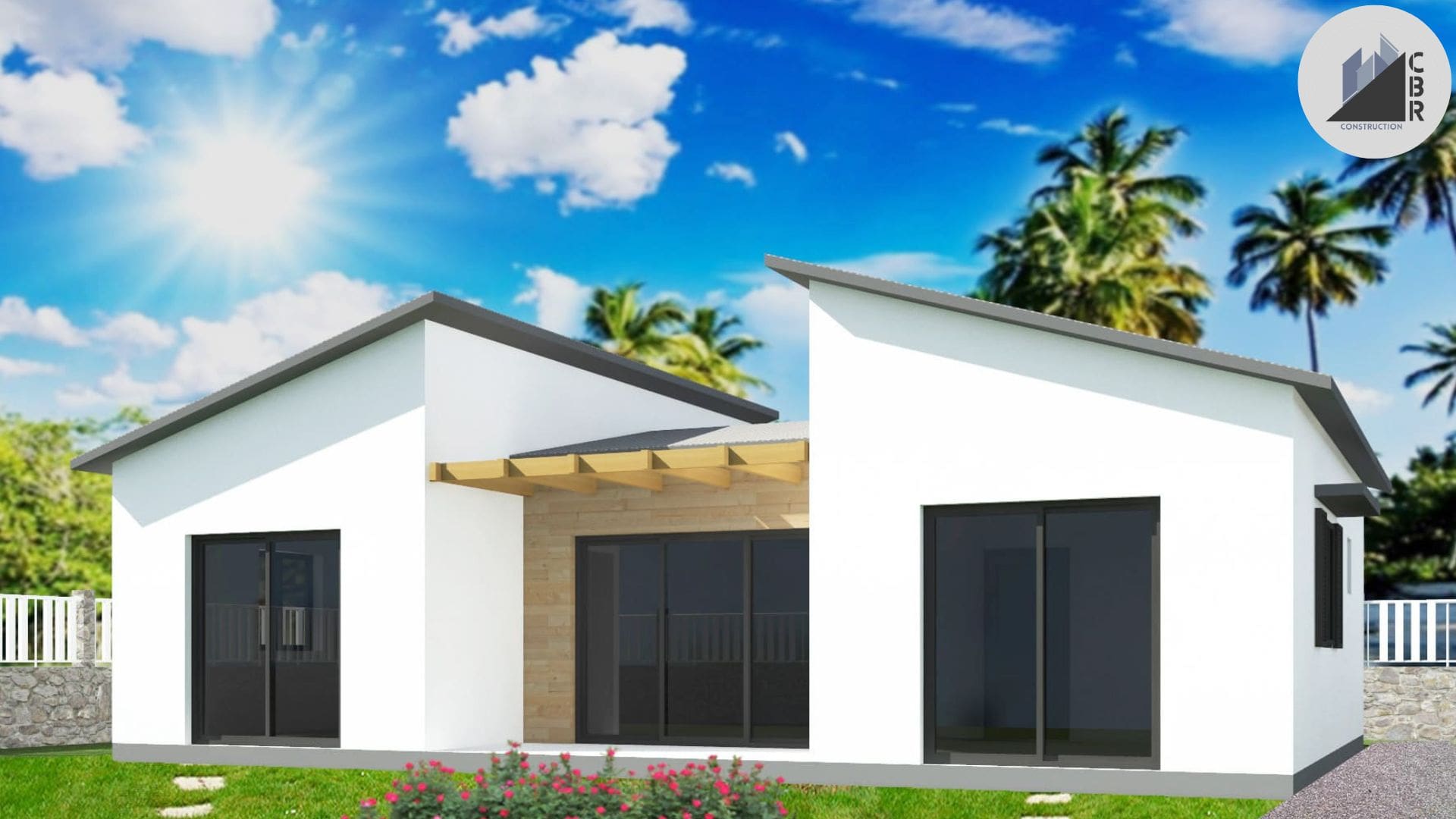 modèle de villa améthyste créer par Concept Bâtiment Réunion