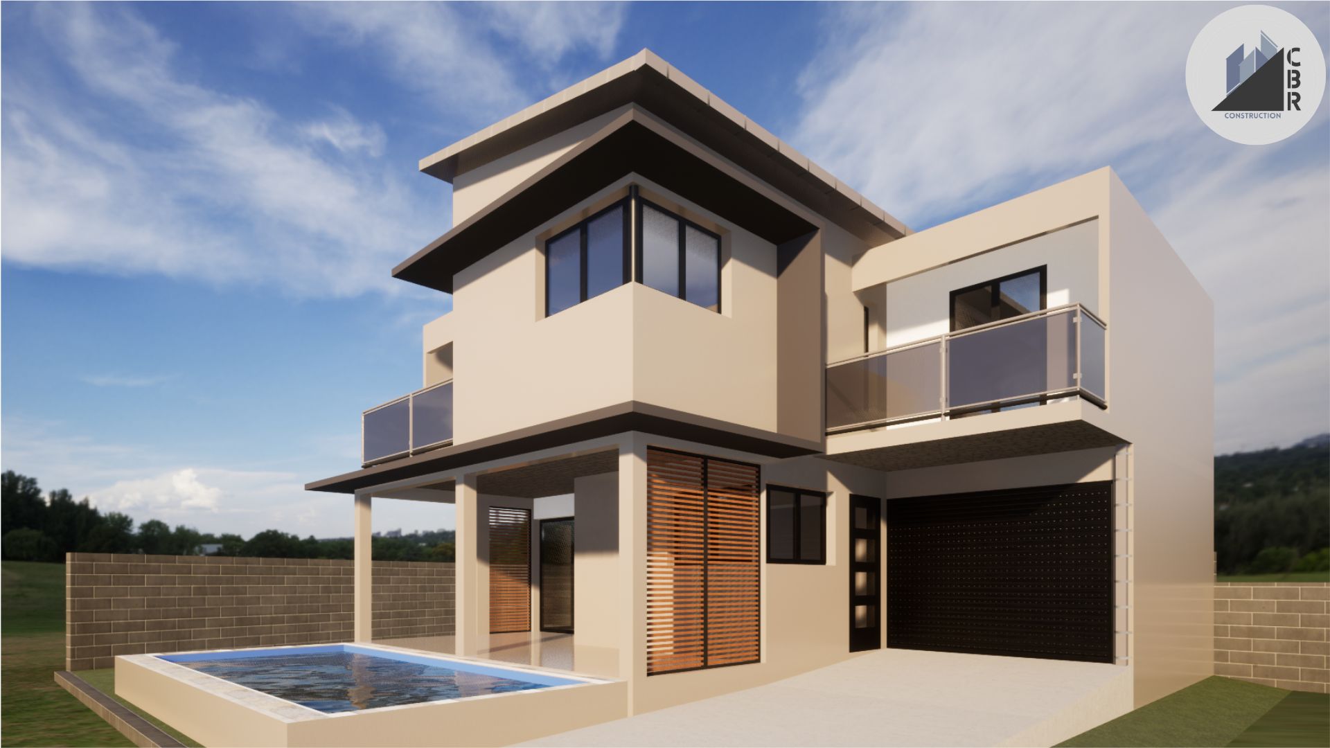 modèle de villa aventurine créer par Concept Bâtiment Réunion