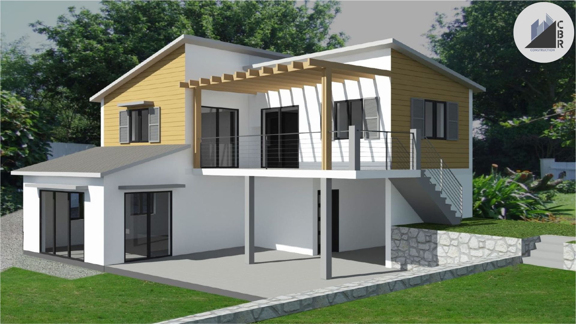 modèle de villa obsidienne créer par Concept Bâtiment Réunion