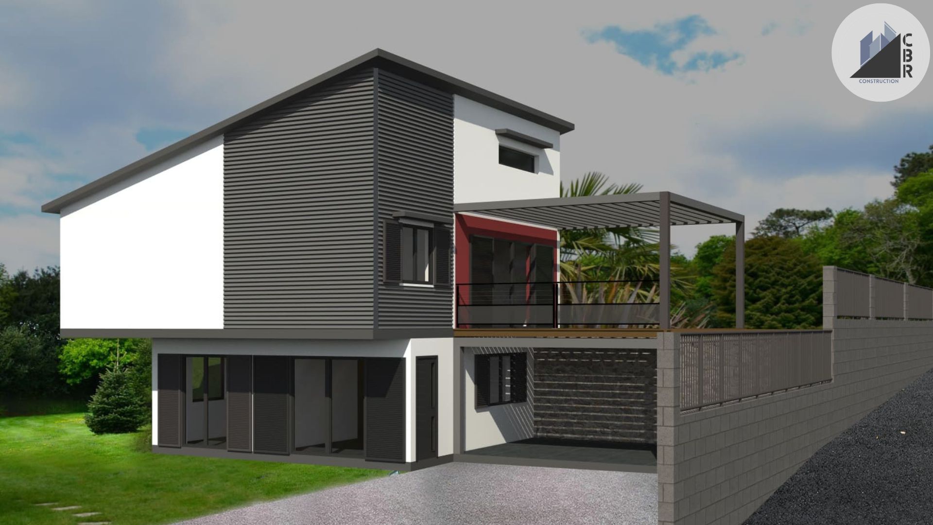 modèle de villa onyx créer par Concept Bâtiment Réunion
